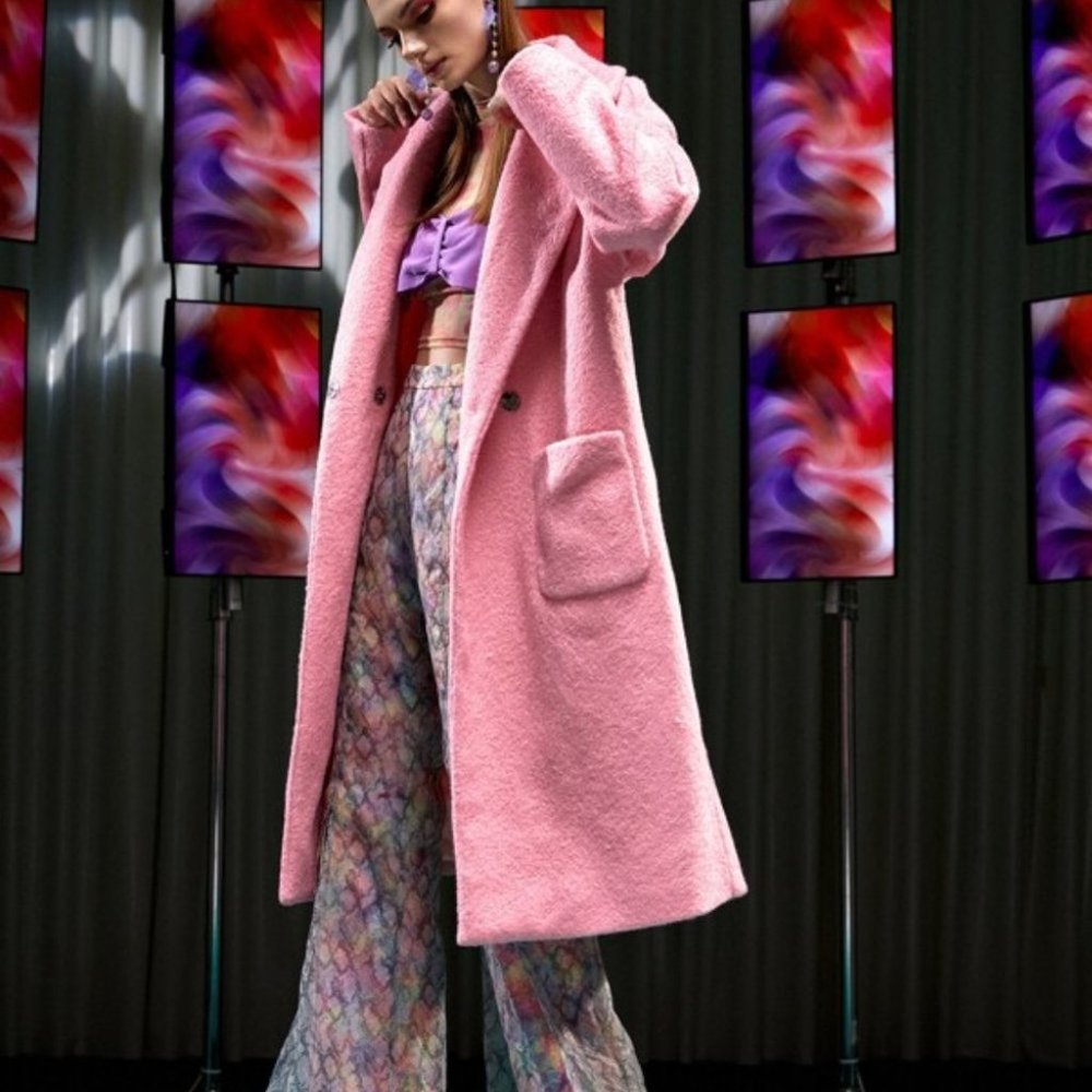 BARBIE DOLLZ Pink overcoat - Picture 6 of 6